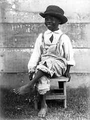 A poor African American boy in Depression-era Louisiana.